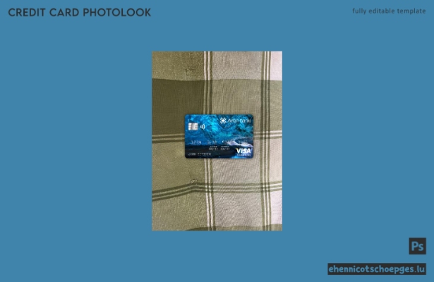 Island Arion Visa Unterschriftenkarte Fotoansicht Beispielvorschau